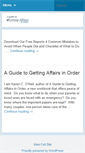 Mobile Screenshot of gettingaffairsinorder.com